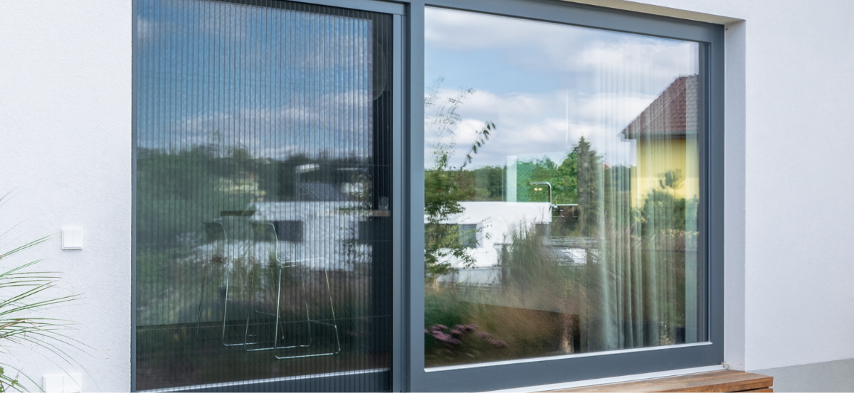 Aluminiumfenster mit schmalem Rahmen