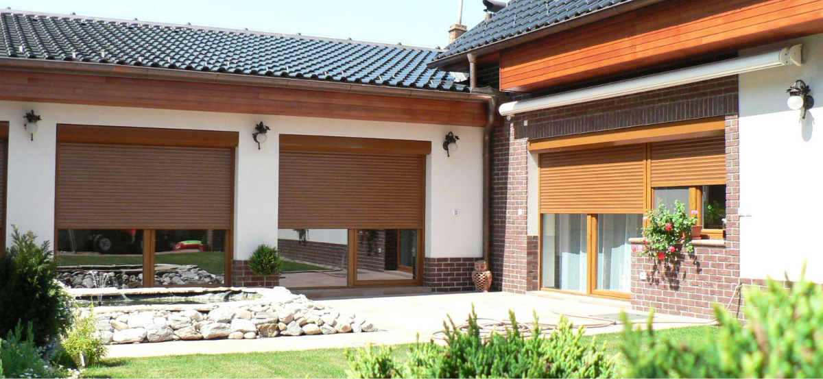 Einfamilienhaus mit Außenrollläden