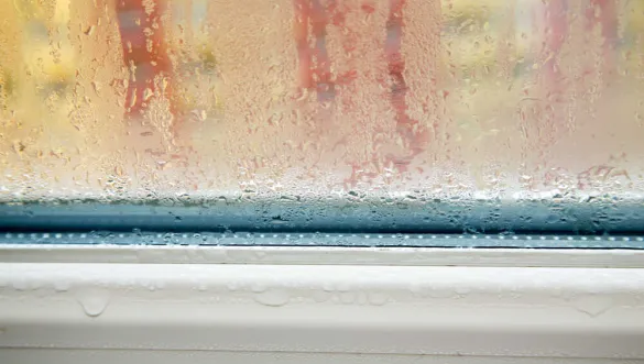 Kunststofffenster sind beschlagen