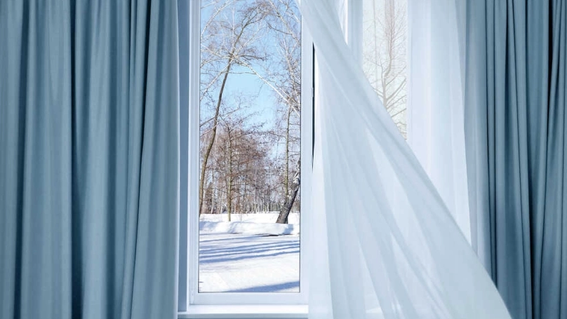 Fenster offen für Zugluft